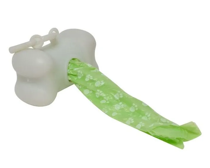 Glow-n-dark dog bag dispenser